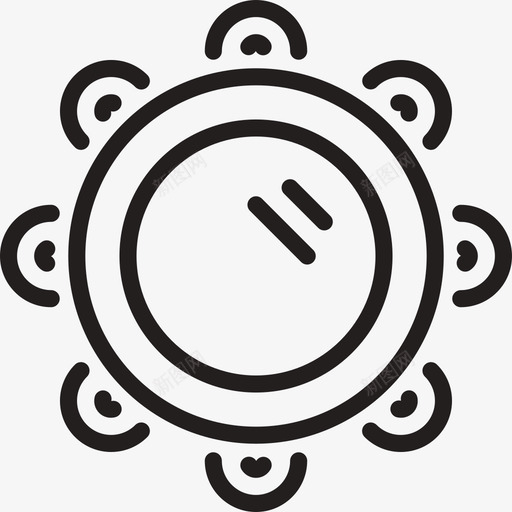 tambourinesvg_新图网 https://ixintu.com tambourine
