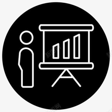 演示营销销售图标图标