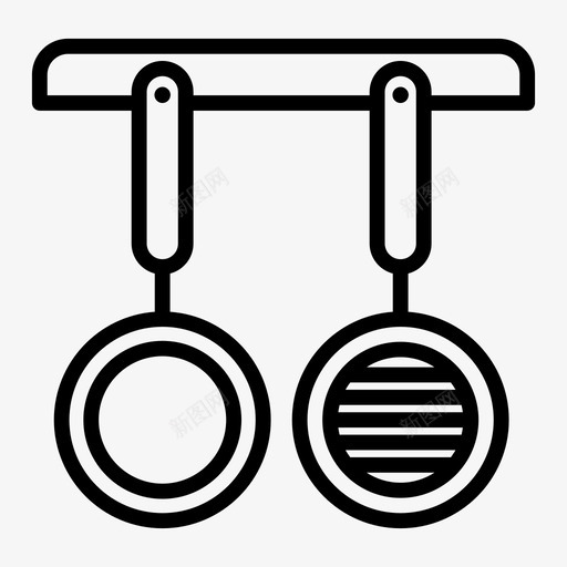 平底锅烹饪厨具图标svg_新图网 https://ixintu.com 厨具 厨房 平底锅 烹饪 餐厅