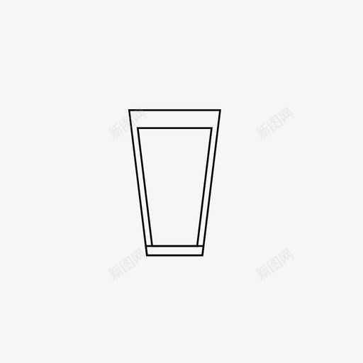 水杯杯子饮料图标svg_新图网 https://ixintu.com 厨房用品 杯子 水杯 饮料
