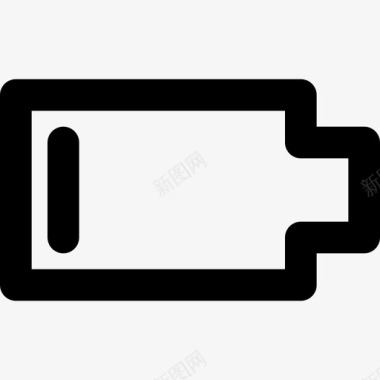 电池水平一条充电电力图标图标
