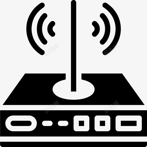 路由器技术72固态图标svg_新图网 https://ixintu.com 固态 技术72 路由器