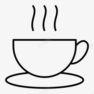 2019年茶咖啡杯子图标图标