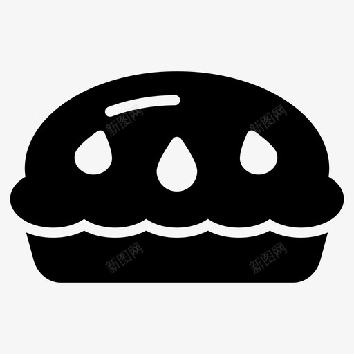 松饼纸杯蛋糕美味图标svg_新图网 https://ixintu.com 字形 松饼 甜味 纸杯 美味 美食 蛋糕 设定 馅饼