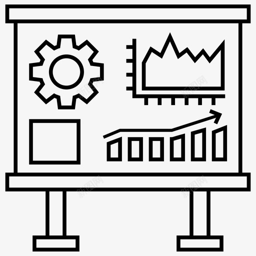 业务演示业务分析图表应用程序图标svg_新图网 https://ixintu.com 业务 分析 向量 图形 图标 图表 应用程序 投资 演示 黑板