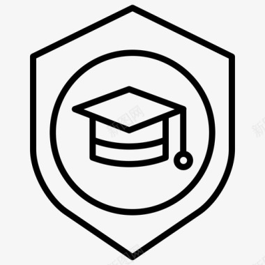 Mortarboard75学校直系图标图标