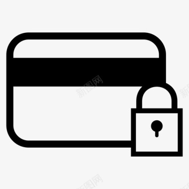 锁应用钥匙卡锁图标图标