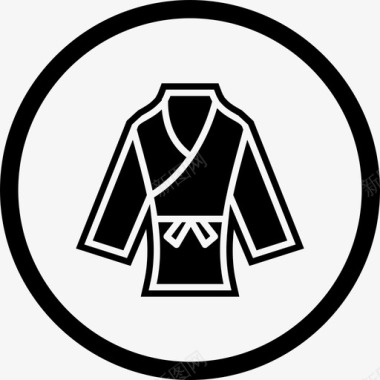 空手道柔道跆拳道图标图标