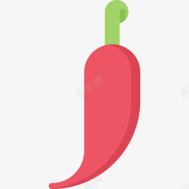 辣椒水果和蔬菜40平的图标图标