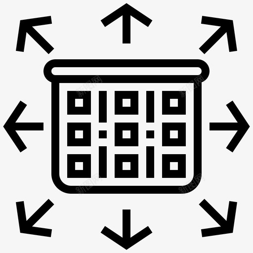 sprint规划sprintplanningbox图标svg_新图网 https://ixintu.com agilemethodologyline box scrum sprintplanning sprint规划 time