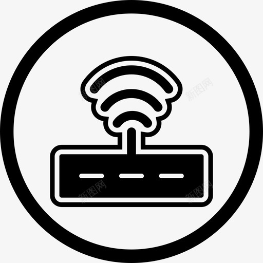 互联网信号路由器wifi图标svg_新图网 https://ixintu.com wifi 互联网信号 搜索引擎优化 路由器