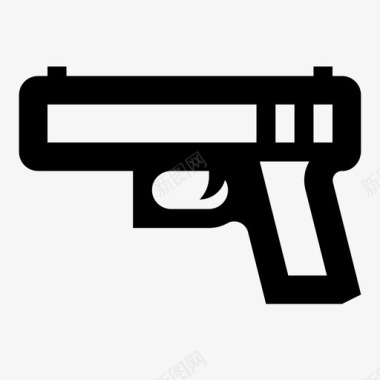 手枪犯罪格洛克图标图标
