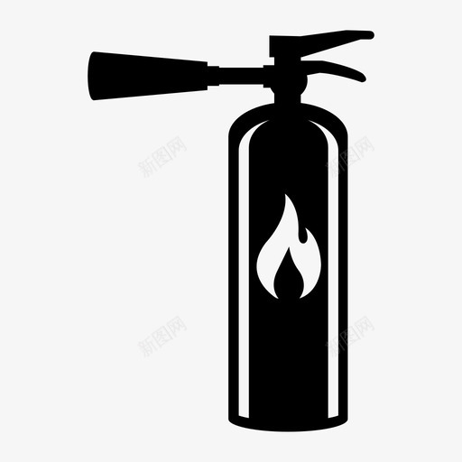 灭火器消防栓可再充装管图标svg_新图网 https://ixintu.com 充装 可再 消防栓 灭火器