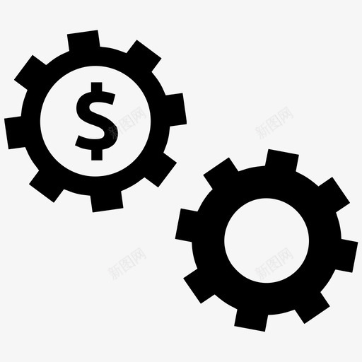 货币设置美元装备图标svg_新图网 https://ixintu.com 图标 混合 美元 装备 设置 货币 选项