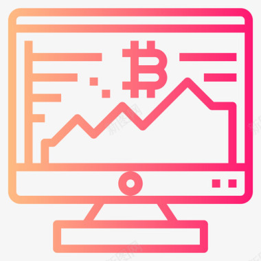 比特币比特币119梯度图标图标