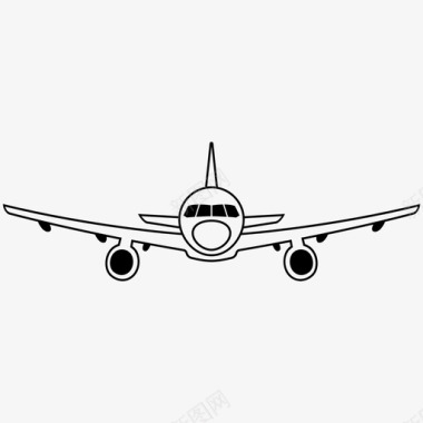 飞机航空公司航空运输图标图标