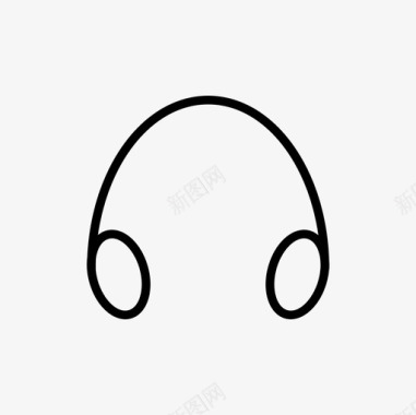 听力耳机语言课程图标图标