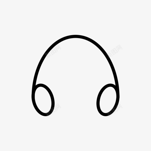 听力耳机语言课程图标svg_新图网 https://ixintu.com 听力 耳机 语言 课程