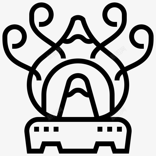 香炉家装37直线型图标svg_新图网 https://ixintu.com 家装 直线 线型 香炉