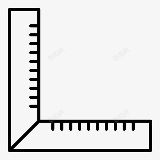 尺子厘米距离图标svg_新图网 https://ixintu.com 办公室 厘米 尺子 尺寸 距离 长度