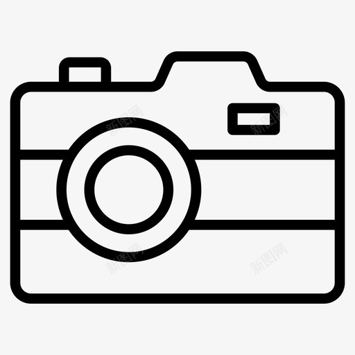 相机捕捉单反相机图标svg_新图网 https://ixintu.com 单反相机 图片 多媒体线符号 小工具 捕捉 相机