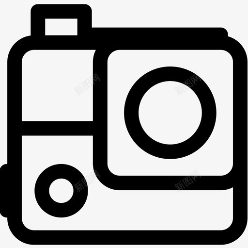 Gopro电子42线性图标svg_新图网 https://ixintu.com Gopro 电子42 线性