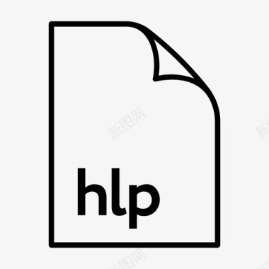 hlp格式化文件图标图标