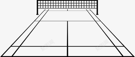 羽毛球场羽毛球运动员图标图标
