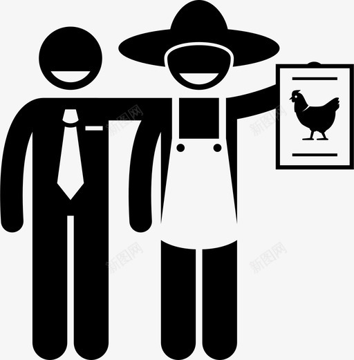 有机肉类认证食品农业图标svg_新图网 https://ixintu.com 农业 有机 类和 肉类 认证 食品