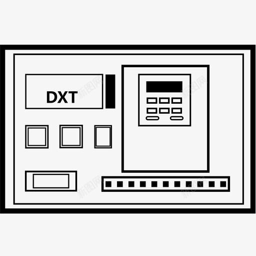 电梯控制箱svg_新图网 https://ixintu.com 电梯控制箱
