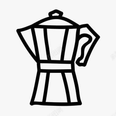 渗滤器咖啡浓缩咖啡图标图标
