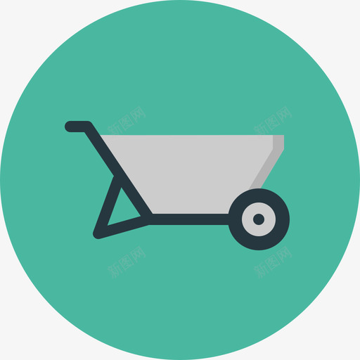 wheelbarrowsvg_新图网 https://ixintu.com wheelbarrow