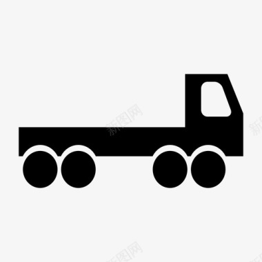 卡车车辆货车图标图标