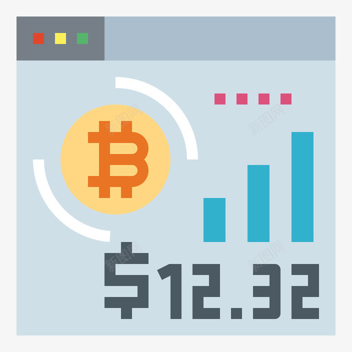 比特币比特币121扁平图标svg_新图网 https://ixintu.com 扁平 比特