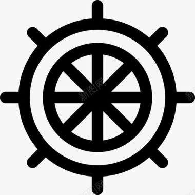 舵水手21直线型图标图标