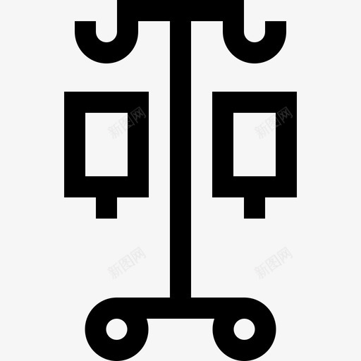 静脉导管55号医院直线型图标svg_新图网 https://ixintu.com 55号 医院 导管 直线 线型 静脉