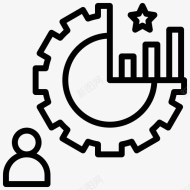 绩效业务管理图标图标