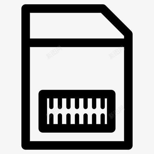 卡存储器硬件ram图标svg_新图网 https://ixintu.com ram 保存 图标 存储 存储器 用户界面 硬件 粗体