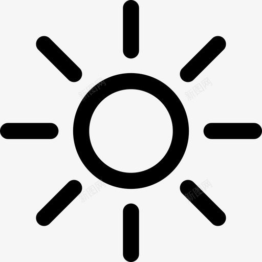 太阳光明阳光图标svg_新图网 https://ixintu.com 光明 夏天 太阳 阳光