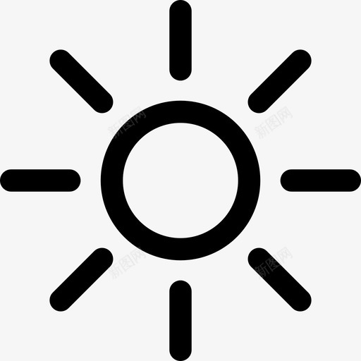 太阳光明阳光图标svg_新图网 https://ixintu.com 光明 夏天 太阳 阳光