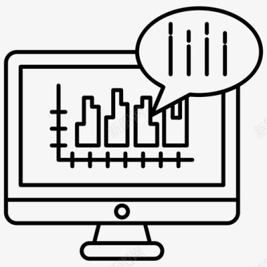 计算机通信图形分析信息图形元素图标图标