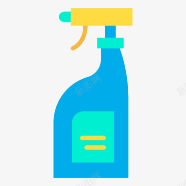 清洁产品清洁94扁平图标图标