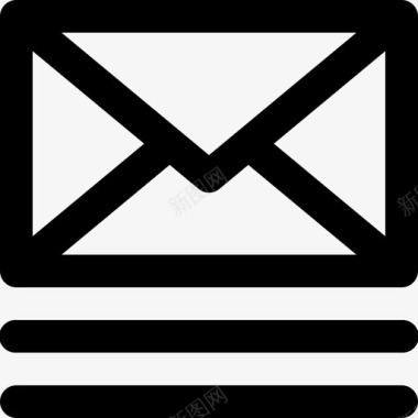电子邮件通信收件箱图标图标