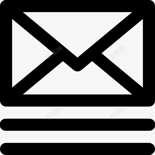 电子邮件通信收件箱图标svg_新图网 https://ixintu.com 信件 收件箱 用户界面基础知识 电子邮件 通信