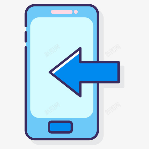 智能手机通讯媒体3线颜色图标svg_新图网 https://ixintu.com 智能手机 线颜色 通讯媒体3