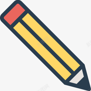 铅笔商务362线颜色图标图标