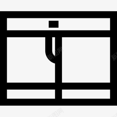 短裤衣服118直线型图标图标