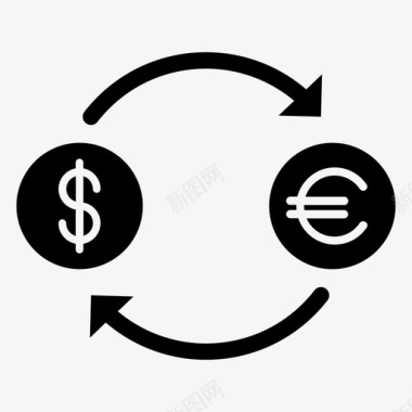 汇率货币兑换美元图标图标