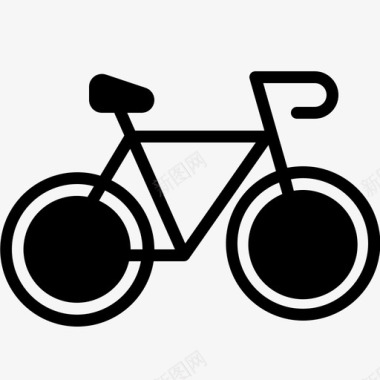 自行车玩耍运动图标图标