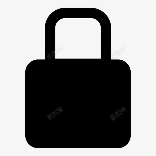 锁访问挂锁图标svg_新图网 https://ixintu.com pt2 保护 安全 密码 挂锁 访问